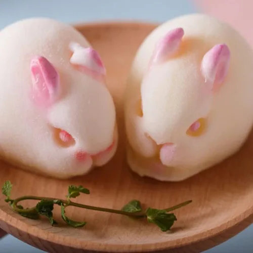 Miniatura 4 de Molde de chocolate de Pascua y dulces, molde de conejo de Pascua 3D de silicona para conejo, molde de chocolate para hornear para hacer pasteles