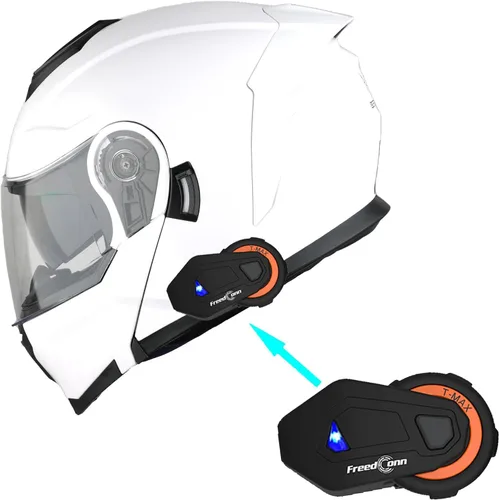 Miniatura 12 de 1Storm Casco modular de motocicleta para calle con doble visera abatible, protección solar de cara completa HJK920
