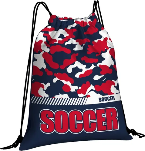 Miniatura 9 de Mochila con cordón impermeable para gimnasio, bolsas con cordón, bolsa de cuerda deportiva, mochila de camuflaje, Bolsas con cordón Cheer - Bolsas
