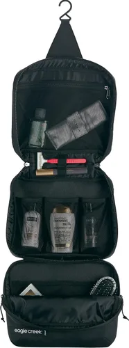 Miniatura 5 de eagle creek Pack-It Reveal - Neceser triple plegable con 3 compartimentos grandes con organizadores elásticos y con cremallera, hechos