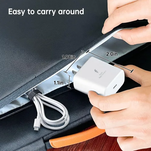 Miniatura 8 de Cargador Samsung de 45 W, carga súper rápida, USB tipo C, PD PPS para Samsung Galaxy S26 S25 S24 S23 S22 Ultra Plus Tab S8 S7 Fe Ultra Plus S21 A53