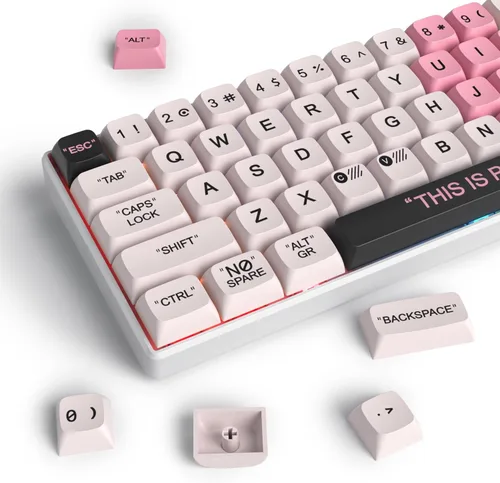 Miniatura 8 de GTSP 61 Teclas 60 Por Ciento, Teclas Ducky One 2 Mini para Teclado Mecánico Perfil OEM RGB PBT Set de Teclas con Extractor de Teclas para Cherry MX