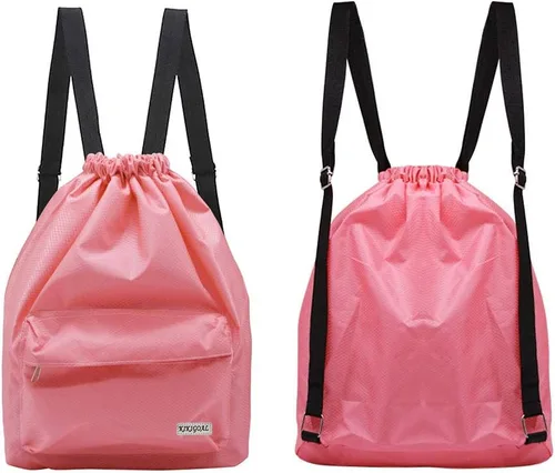 Miniatura 2 de KIKIGOAL Bolsa de natación separada seca y húmeda mochila portátil con cordón impermeable para gimnasio, deportes para piscina y playa