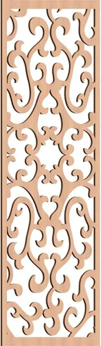 Miniatura 46 de Smithfield Paneles de pared decorativos de madera con calado, 13 3/8 pulgadas de ancho x 34 3/8 pulgadas de alto x 3/8 de alto, roble rojo rojo