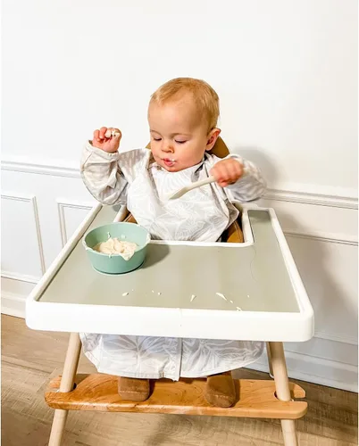 Miniatura 7 de Premium Baby Led Weaning Bib - Full Coverage with Lap Protection - Water-Resistant Long Sleeve Smock