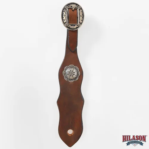 Miniatura 2 de HILASON Western Horse Tack Quick Change Buckle Slobber Straps Marrón oscuro