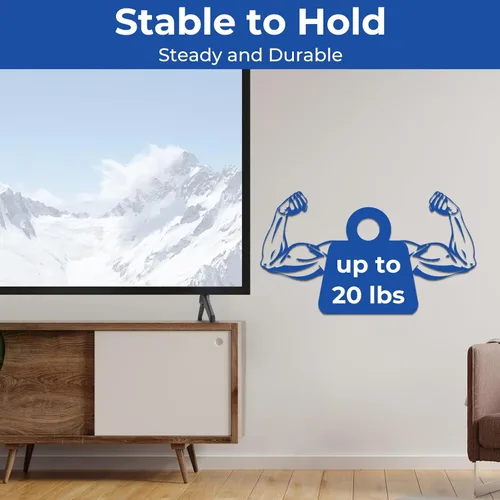 Miniatura 4 de Soporte de TV para patas de TV Samsung, solo para Samsung UN43TU7000F, UN43TU700DF, UN43CU7000, UN43TU8000, UN43TU8200, UN43TU700DFXZA