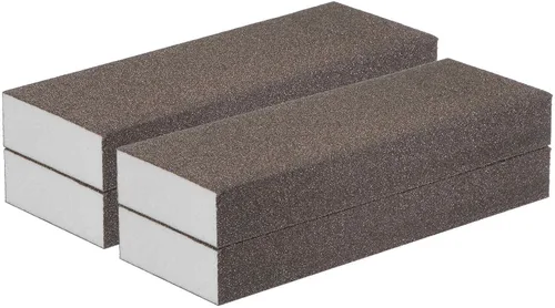 Miniatura 12 de HARFINGTON Bloques de esponja de lijado de grano medio, 4 unidades, bloque de lijado de espuma de grano 120-180 para pulir la cocina, paneles
