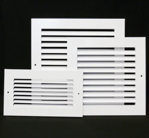 Miniatura 2 de HVAC Premium Rejilla de retorno de barra fija de 12 x 6 pulgadas - Estructura de acero - Aspecto elegante y acabado resistente
