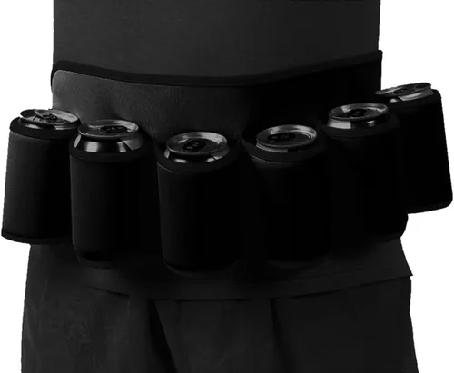 Miniatura 3 de BlueSunshine - Cinturón para latas de cerveza y refrescos, con capacidad para 6 latas, perfecto para fiestas, picnics, camping, senderismo y regalo