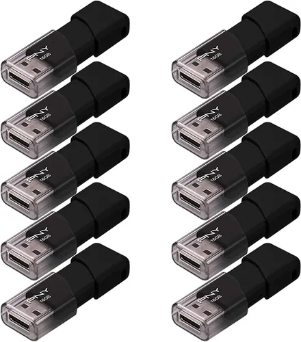 Miniatura 2 de PNY Unidad flash USB 2.0 Attaché 3 de 16 GB, color negro (paquete de 10)