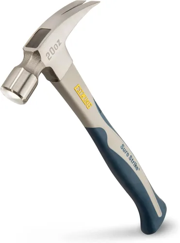 Miniatura 9 de ESTWING Sure Strike Hammer - Martillo de garra curvada de 16 onzas con cara lisa y mango de fibra de carbono, SSCF16C