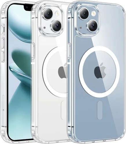 Miniatura 507 de FNTCASE Funda para iPhone 13 Pro-Max: Fundas magnéticas transparentes compatibles con Magsafe Slim anti amarillamiento protección contra caídas