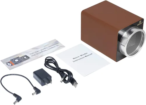 Miniatura 8 de MOZSLY Watch Winder for Automatic Watches with Quiet Motor 12 Rotation Mode Setting Leather