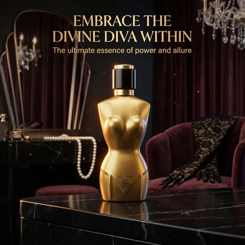 Miniatura 4 de Hybrid & Company La Femme Fatale Diva Eau de Parfum Eau de Toilette vaporisateur Natural Spray para mujer, 3.4 onzas líquidas