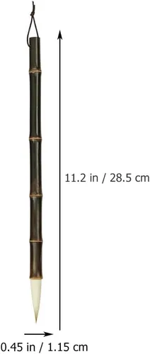 Miniatura 9 de EXCEART lobo ovejas y cepillo de pelo japonés papelería japonesa estacionaria sumi pintura kanji sumi dibujo pincel de tinta china cepillo de tinta