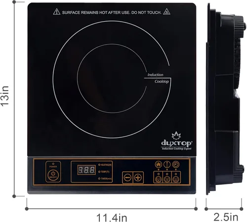 Miniatura 8 de Duxtop. Calentador de comida de inducción portable, de mesada, 1800 vatios, Dorado
