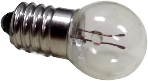 Miniatura 3 de DC 50pcs E10 1.5V 0.3A Bombilla Blanca Cálida Bombilla Base de Tornillo Miniatura (1.5V)