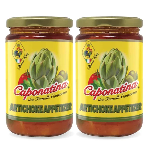 Miniatura 15 de Contorno Aperitivo de alcachofa Caponatina 10.5 oz Ideal para Bruschetta Hecho en Italia
