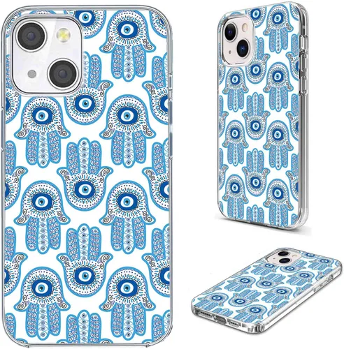 Miniatura 14 de Funda protectora completa a prueba de golpes, delgada, suave, TPU transparente, para iPhone 14/13 6.1, diseño de animales de dibujos animados