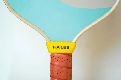 Miniatura 6 de Etiqueta de banda con nombre de paleta de pickleball personalizada, accesorio de agarre personalizado para jugadores, regalos de paleta