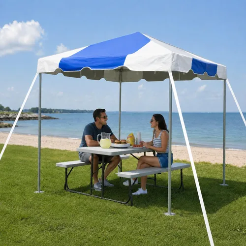 Miniatura 24 de Party Tents Direct Carpa para Fiesta de 20x30 - Marco de Acero - Gazebo al Aire Libre, Pabellón, Sombrilla para Sol, Refugio para Acampada - Verde