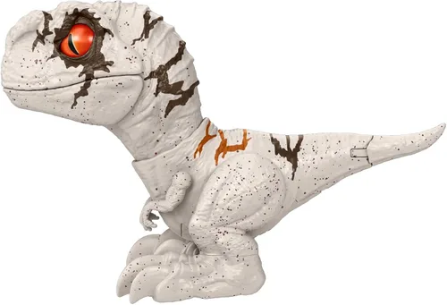 Miniatura 5 de Mattel Jurassic World Dominion Uncaged Rowdy Roars Atrociraptor Fantasma Dinosaurio Figura de Acción, Juguete con Movimiento Interactivo y Sonido