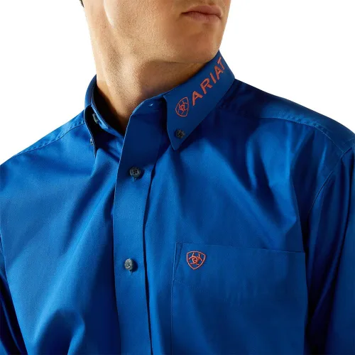 Miniatura 111 de Ariat Camisa de sarga con logotipo del equipo para hombre