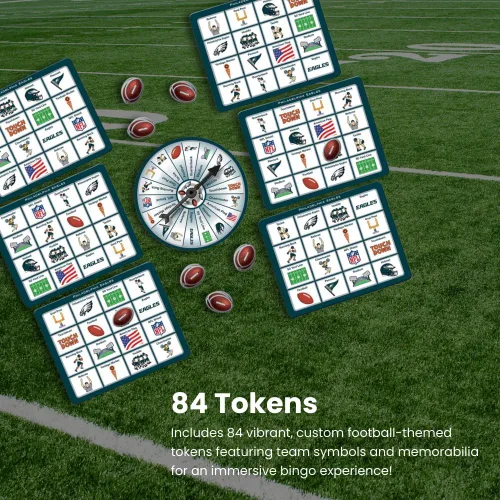 Miniatura 3 de MasterPieces Juegos para niños - Juego de bingo de San Francisco 49ers de la NFL
