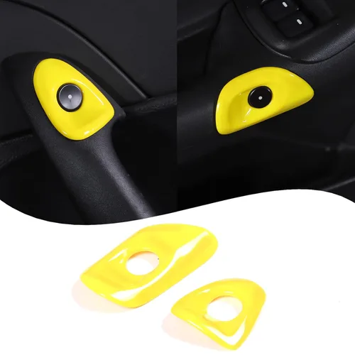 Miniatura 9 de Lcojicep Botón de interruptor de automóvil compatible con Corvette C6 Z06 ZR1 2005-2013 interruptor de puerta de bloqueo de botón de interruptor