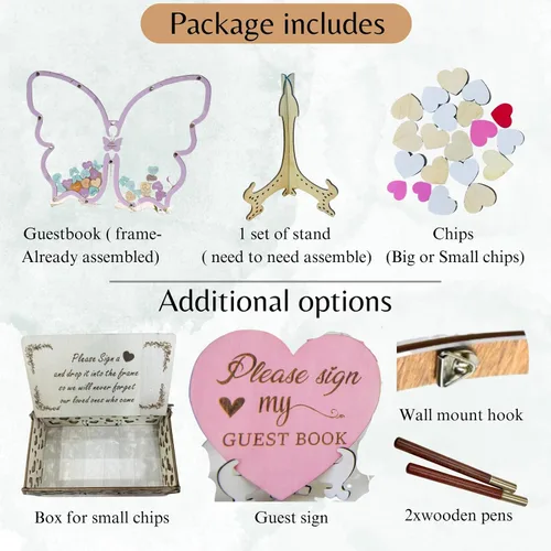Miniatura 6 de Alternativa personalizada de libro de invitados de boda con árbol de arce y hojas, alternativa personalizada de caja de goteo con árbol de hojas