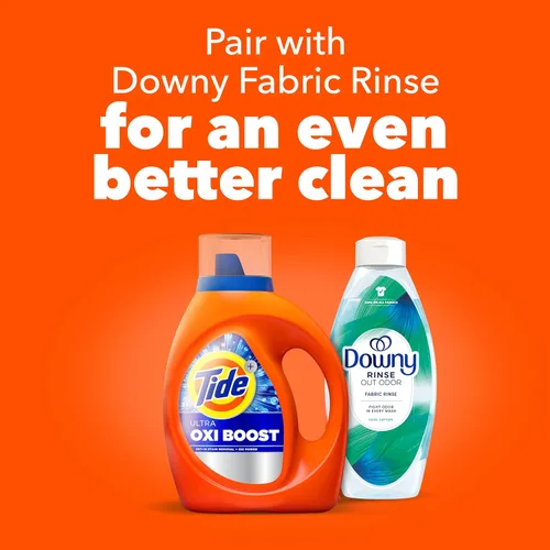 Miniatura 9 de Tide Ultra Oxi Boost - Detergente líquido para ropa con potencia extra de Oxi, 132 onzas líquidas, 94 cargas, removedor avanzado de manchas
