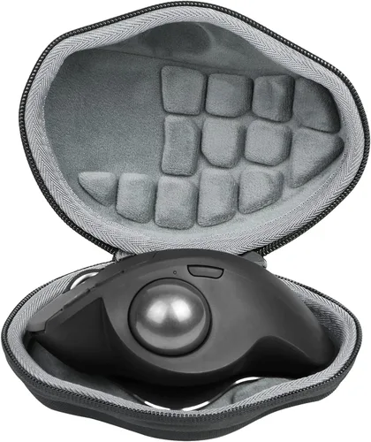 Miniatura 2 de co2CREA Carcasa rígida de repuesto para mouse Logitech MX Ergo S/MX Ergo Wireless Trackball (caja negra)