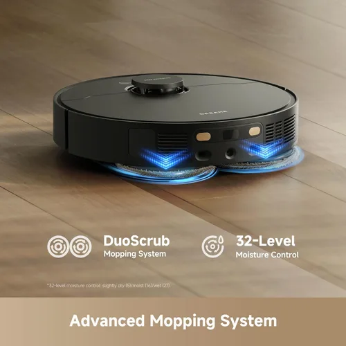 Miniatura 6 de DREAME L40 Ultra Gen 2 Robot Aspirador y trapeador con succión de 25,000 Pa, cepillo lateral extensible y trapeador, muelle de limpieza todo en uno