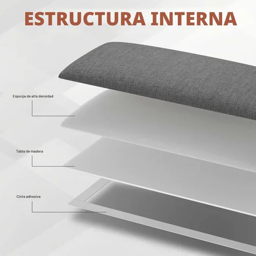 Miniatura 2 de IFNOW Cabecera tapizada para montar en la pared, paneles de pared 3D insonorizados, cabecero autoadhesivo para tamaño Queen, decoración del hogar