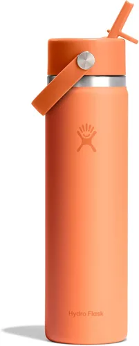 Miniatura 45 de Hydro Flask Botella de agua – Acero inoxidable aislado – Tapa flexible con popote de boca ancha, antiderrames, a prueba de fugas y recargable en 32