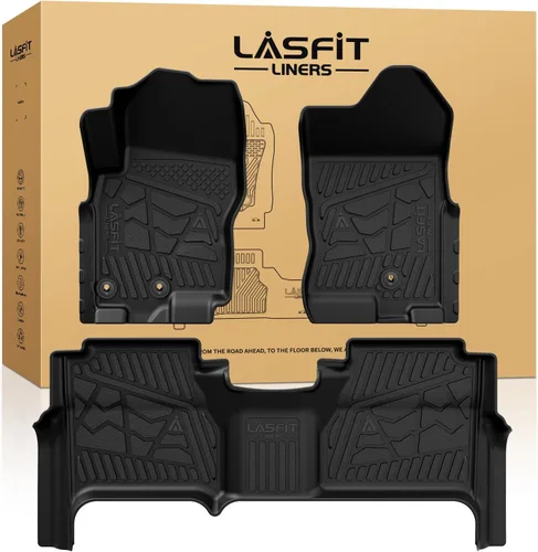 Miniatura 18 de LASFIT Alfombrillas de suelo y tapete de carga para Kia K4 2026 2025 para todo tipo de clima, TPE ajuste personalizado, juego completo