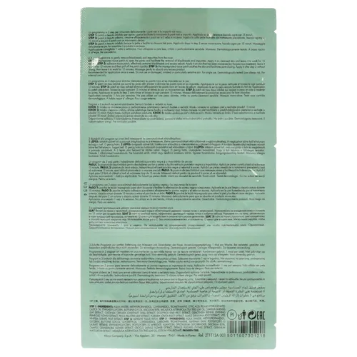 Miniatura 2 de Pupa Milano Parches nasales – Removedor de puntos negros – 3 pasos – Limpia los poros de la nariz – Elimina las impurezas incrustadas – Alivia