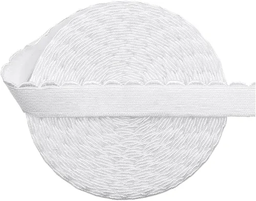 Miniatura 16 de DIY PARK 5 Yarda 1/2 "0.512 in Brillante Nylon Felpa Elástico Spandex Banda Hombro Correas Sujetador Correa Ropa Interior Lencería Costura Trim Negro