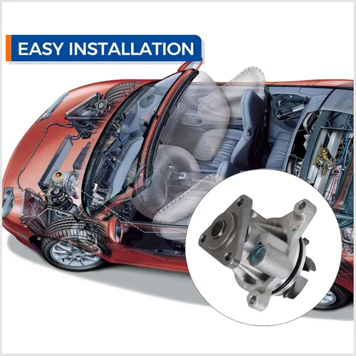 Miniatura 4 de PAROD AW4126 Kit de bomba de agua compatible con Ford Escape Explorer Focus Fusion, Mazda 3 5 6 B2300, Lincoln MKC MKT MKZ, Mercury Mariner Milan