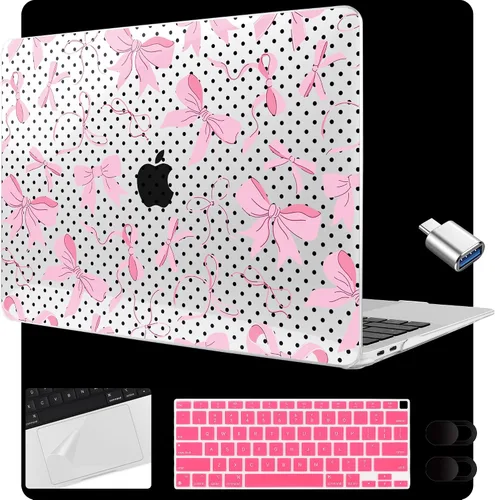Miniatura 41 de MEEgoodo para MacBook Air de 13.3 pulgadas, funda 2021 2020 2019 2018 A2337 M1 A2179 A1932, carcasa transparente para MacBook Air M1, carcasa dura