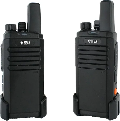 Miniatura 7 de BTECH FRS-B1 Paquete de 2 FRS Business, Walkie Talkies para adultos, NOAA, radio bidireccional de alto rendimiento. Kit completo con kit