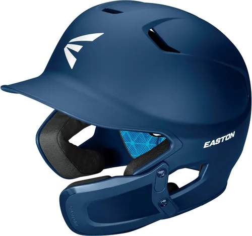 Miniatura 33 de Easton Z5 2.0 - Casco de bateo de béisbol Incluye protector de mandíbula reversible Negro