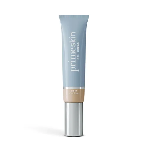 Miniatura 9 de Prime Prometics PrimeSkin CC+ Crema para mujeres maduras, base ligera de líquido a polvo, difumina los poros y cubre las manchas de la edad, sin