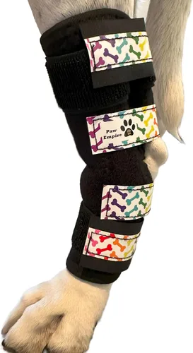 Miniatura 18 de Par de soportes para piernas de perro, ultra apoyo, cómodo, resortes de metal duales, soporte de hockey canino para artritis articular, ayuda a