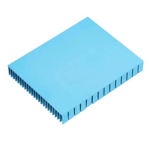 Miniatura 4 de Disipador de calor 5.906x4.724x0.787 in Disipador de calor de aluminio para computadora de enfriamiento de PC, placa PCB, módulo de radiador de Azul