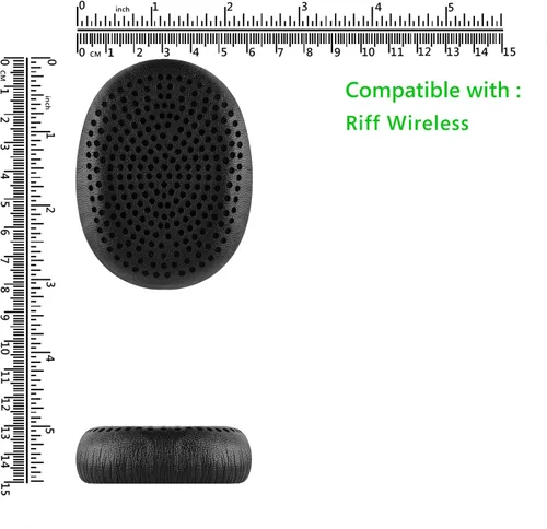 Miniatura 6 de Geekria Almohadillas de repuesto para auriculares Skullcandy Riff Wireless, Riff2 con cable/inalámbricos para auriculares de oído, piezas