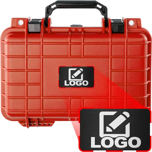 Miniatura 7 de Eylar Caja rígida para equipo de protección y cámara con placa de logotipo personalizada, caja seca impermeable con espuma de 11.6 pulgadas, 8.3