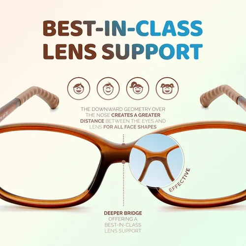 Miniatura 4 de Tempo: Gafas irrompibles para niños - Gafas de moda flexibles para niños - 3006