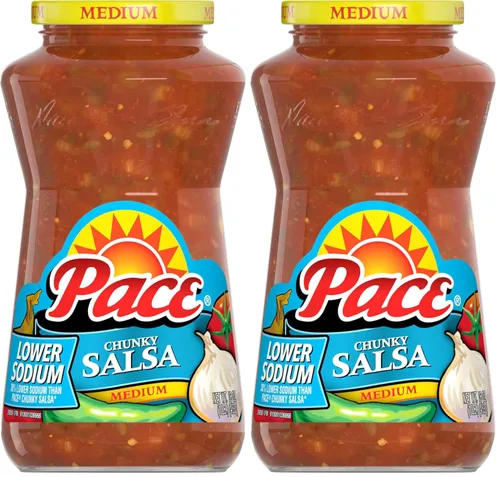 Miniatura 20 de Pace Salsa mediana gruesa con bajo contenido de sodio, tarro de 16 onzas